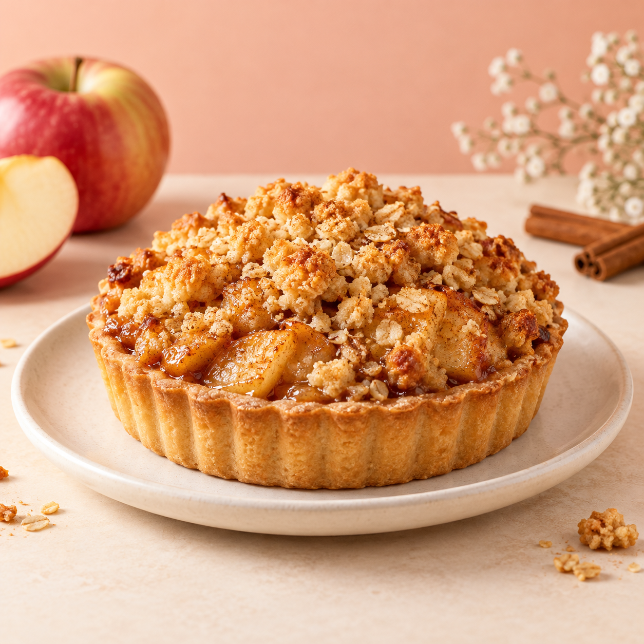 Apple Crumble Tart