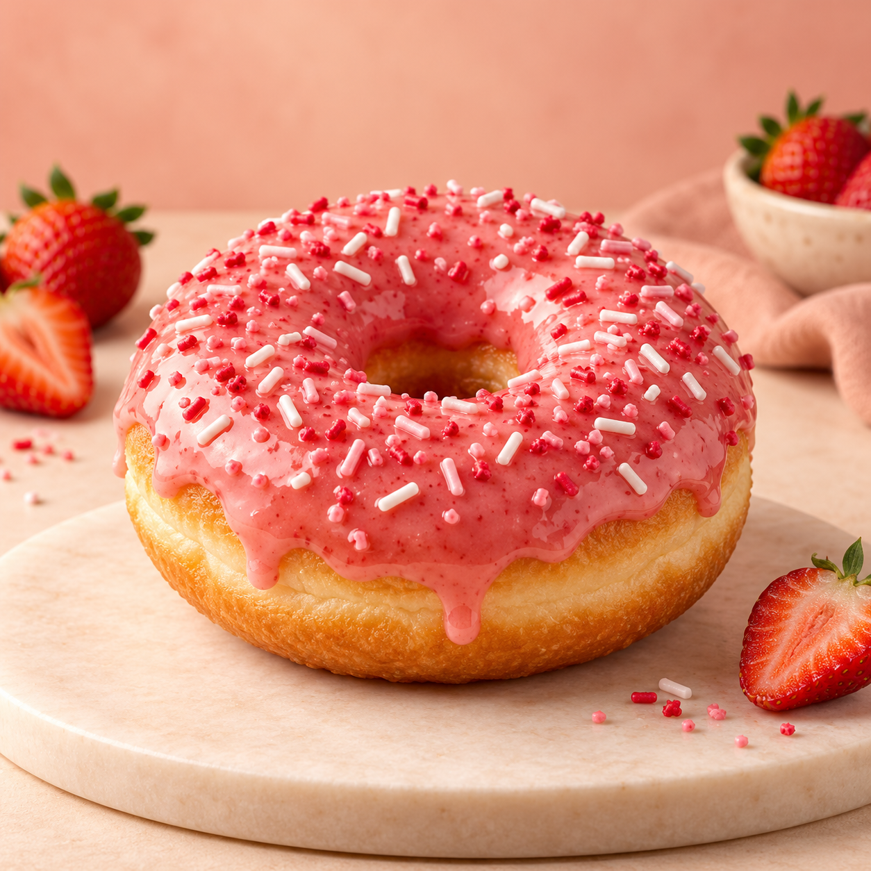 Strawberry Donut